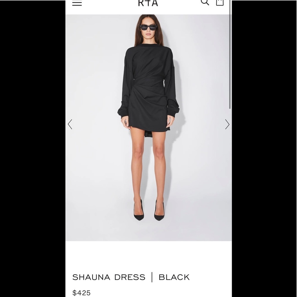 RtA SHAUNA DRESS | BLACK